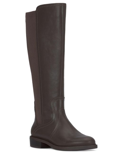 Lucky Brand Quenbe Wide-calf Riding Boots in Brown | Lyst