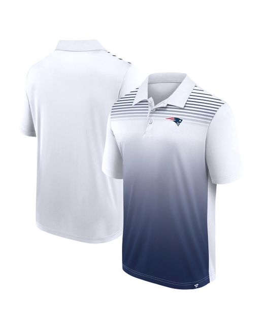 LOGO ATHLETIC Blue White/navy New England Patriots Sandlot Game Polo Shirt for men