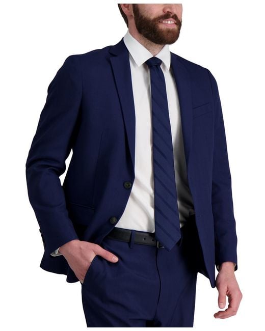 Tommy Hilfiger Blue Solid Textured Stripe Tie for men