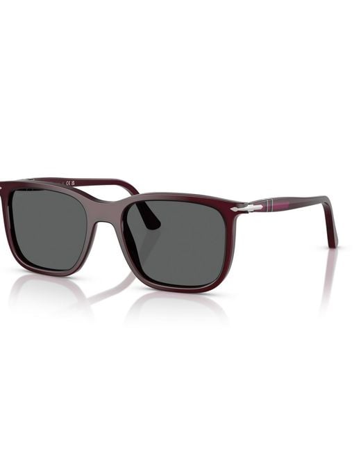 Persol Black Round Renzo Sunglasses