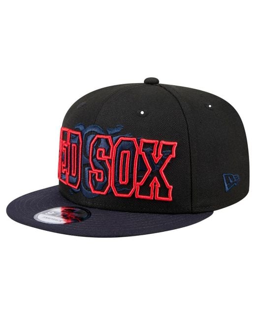 KTZ Boston Red Sox Splatter 9fifty Snapback Hat for men
