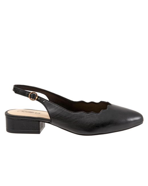 Trotters Black Joselyn Flat