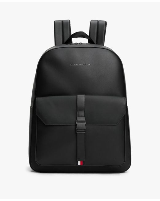 Tommy Hilfiger Black Foundation Backpack for men