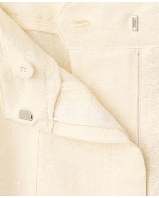 Mango Natural Linen Balloon Pants