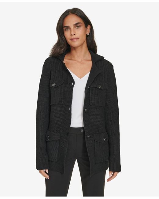 Calvin klein knit jacket online