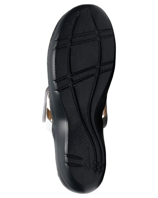 Clarks Black Collection Round Toe Sandals