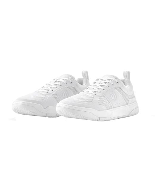Wilson White Pickle Pro Pickleball Shoes