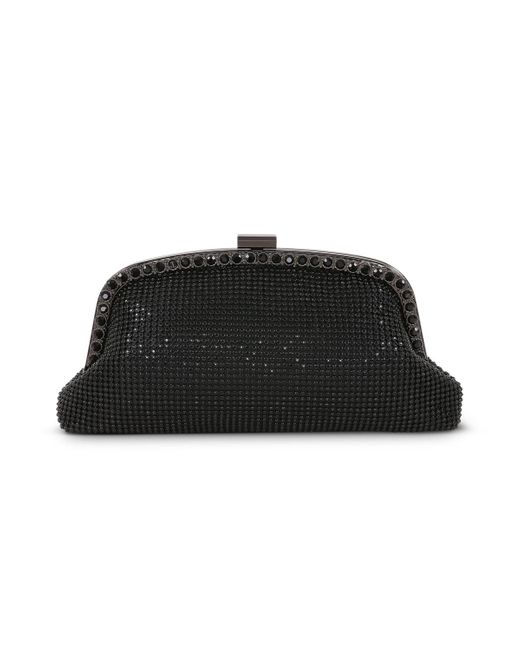 Badgley Mischka Black Woman's Brielle Moody Crystal Pouch
