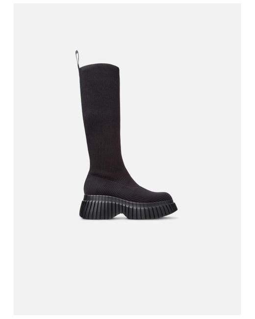 Camper Black Pix Bcn Technical Textile High Boot