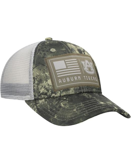 Under Armour Gray Auburn Tigers Freedom Collection Blitzing Performance Trucker Hat for men