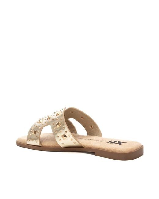 Xti Natural Flat Sandals By