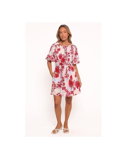 Petal & Pup Red Simmons Mini Dress