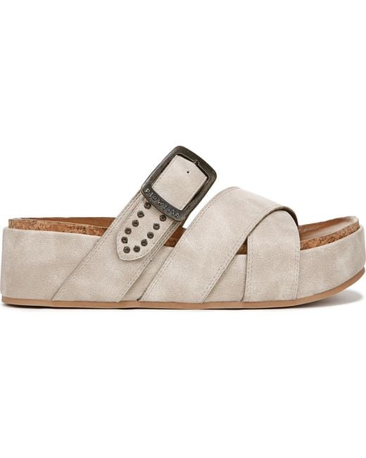 Blowfish Brown Iris Platform Slide Sandals