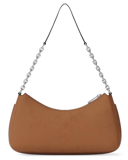 Michael Kors Brown Michael Nolita Small Chain Pouchette Bag