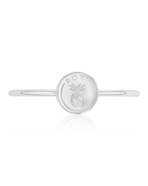 Roxy White Waterproof Yellow Pineapple Ring