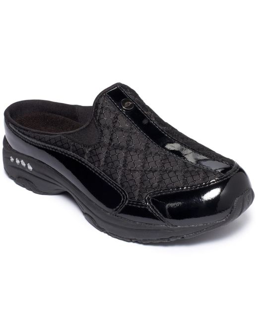 Easy Spirit Black Traveltime Slip-on Mule Sneakers