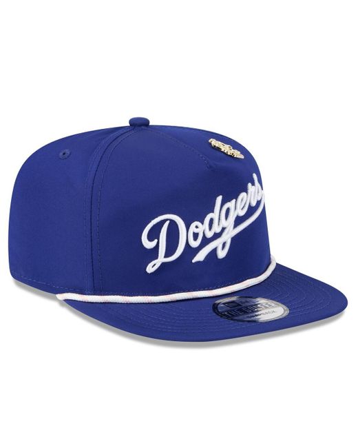 KTZ Blue Los Angeles Dodgers 2025 Big League Chew Golfer Snapback Hat for men