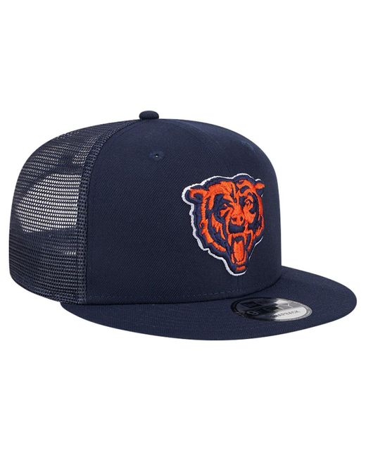 KTZ Blue Chicago Bears Main Trucker 9fifty Snapback Hat for men