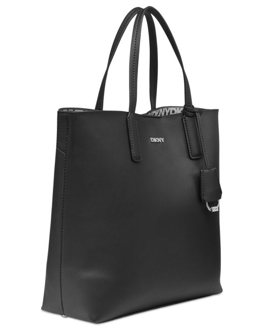 DKNY Saige Tote Crossbody Bag in Black | Lyst
