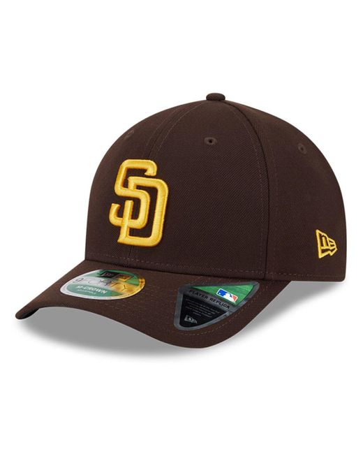 KTZ Brown San Diego Padres Player Replica 9forty Adjustable Hat for men