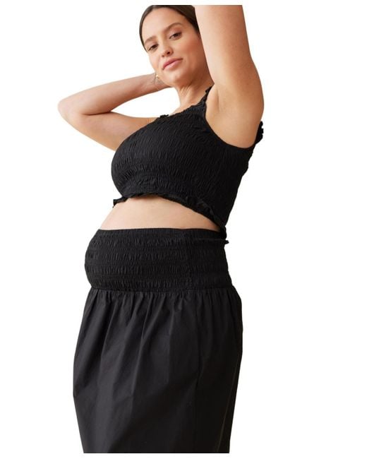 Ingrid & Isabel Black Ingrid + Isabel Maternity Ingrid + Isabel Babymoon Every Day Midi Skirt Set