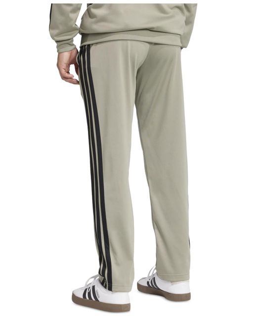 Adidas Green 3-stripes Regular-fit Tricot Track Pants for men