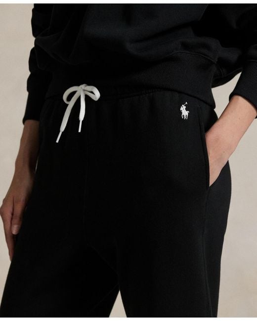 Polo Ralph Lauren Black Fleece Drawstring Sweatpants