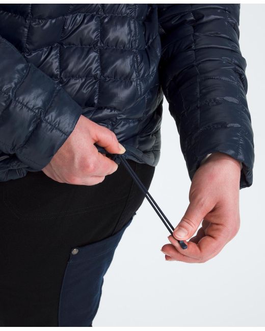 The North Face Blue Plus Size Thermoball Regular Fit Puffy Jacket