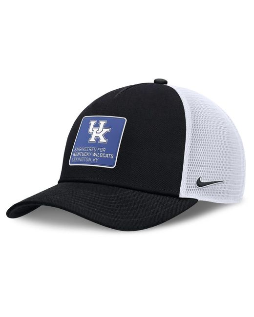 Nike Blue Black/white Kentucky Wildcats 2025 On-field Rise Engineered Trucker Adjustable Hat for men