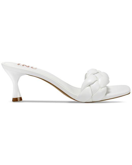 INC International Concepts Parker Woven Slide Sandals, Created For Macy's  in White | Lyst