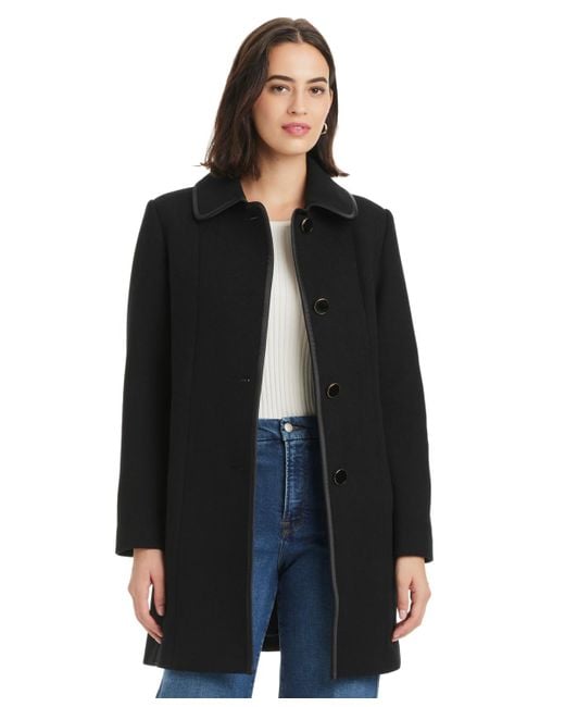 Kate Spade Black Single-breasted Coat