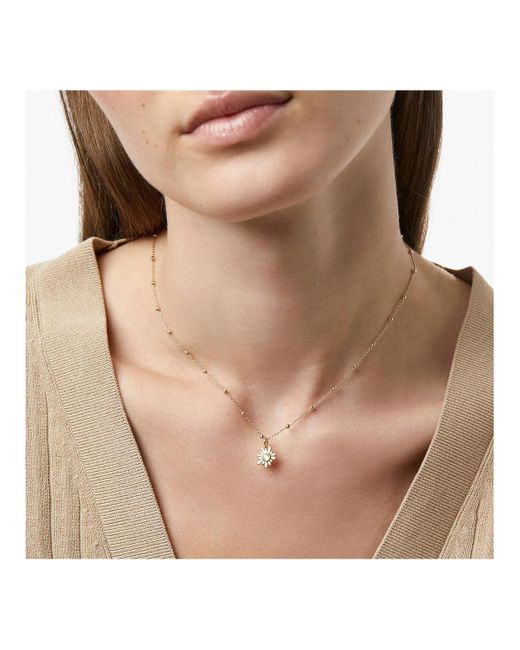 Ana Luisa Moonstone Pendant Necklace in White Lyst