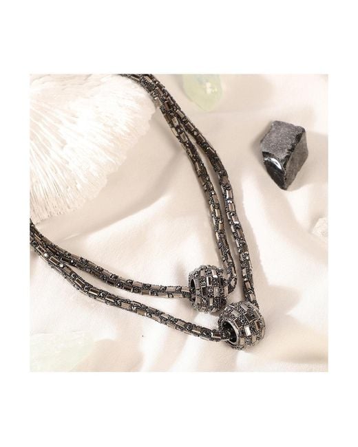 SOH Metallic The Mirror Multi-layer Necklace