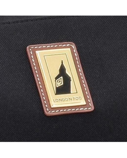 London Fog Black Westminster 29" Expandable Check-in Spinner