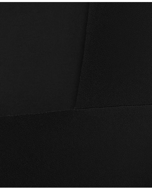 Mango Black Back Opening Midi Dress