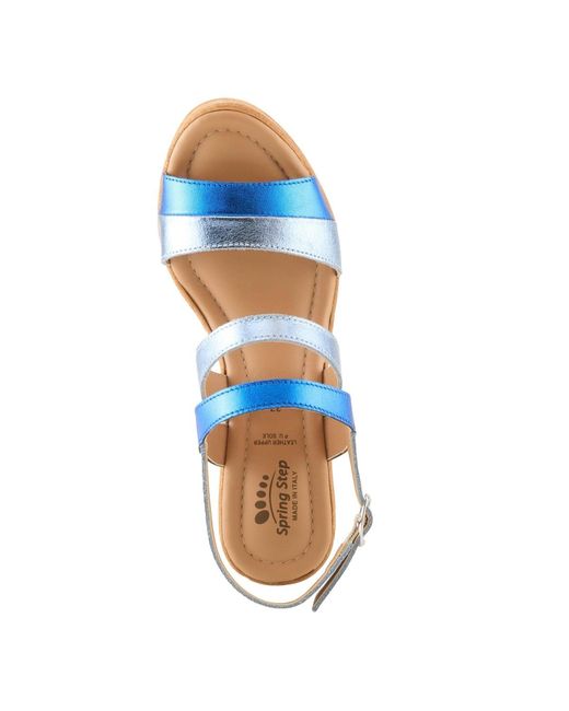 Spring Step Blue Talha Slingback