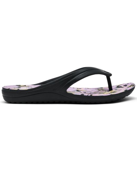 Skechers Black Foamies: Bay Breeze