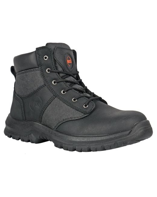 Hoss Boot Company Black Carter Composite Toe Work Boot