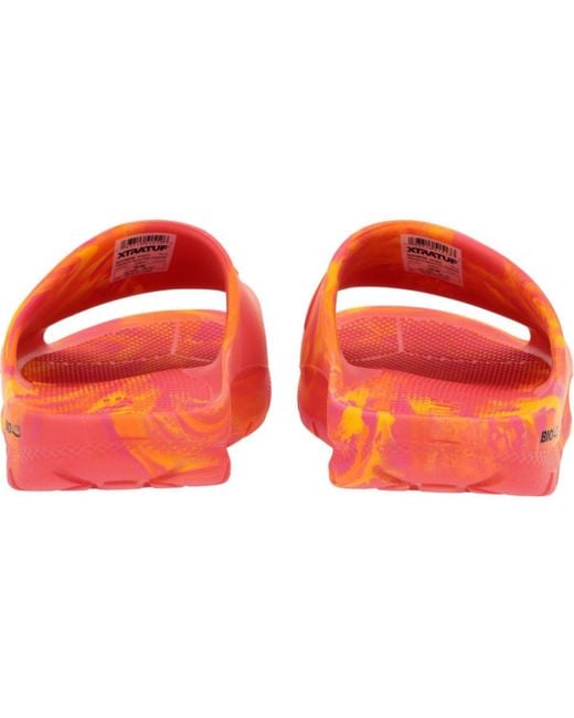XtraTuf Orange Apres Fish Slide