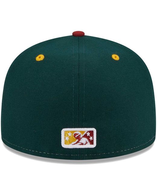KTZ Green Altoona Curve Theme Nights Altoona Pizzas 59fifty Fitted Hat for men