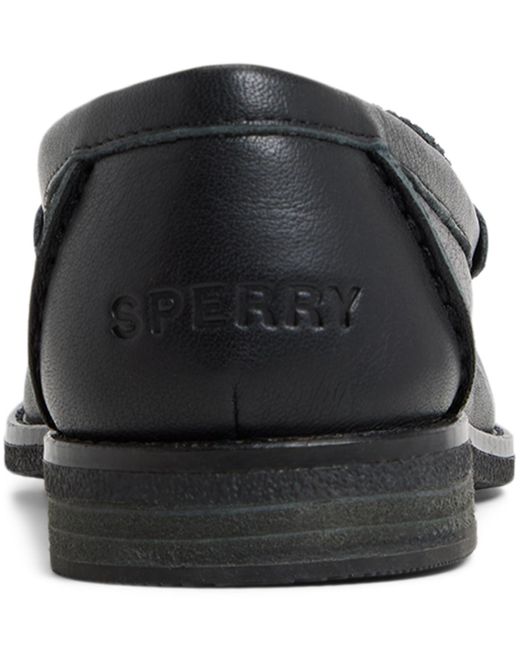 Sperry Top-Sider Black Seaport Penny Loafers