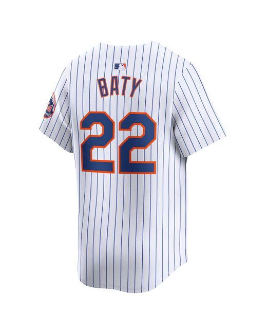 Nike Brett Baty White New York Mets Home Limited Player Jersey for men