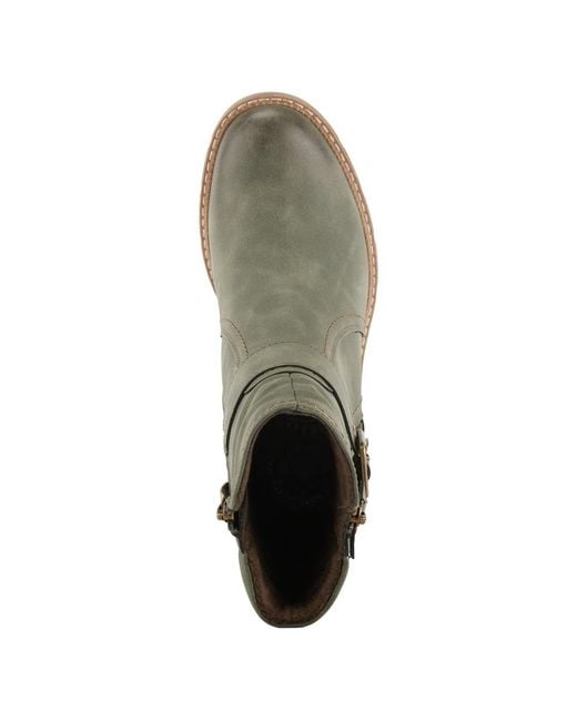Spring Step Green Smokies Lug Sole Booties