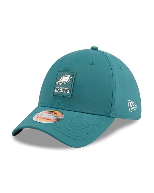 KTZ Blue Midnight Philadelphia Eagles 2025 Sideline 39thirty Flex Hat for men