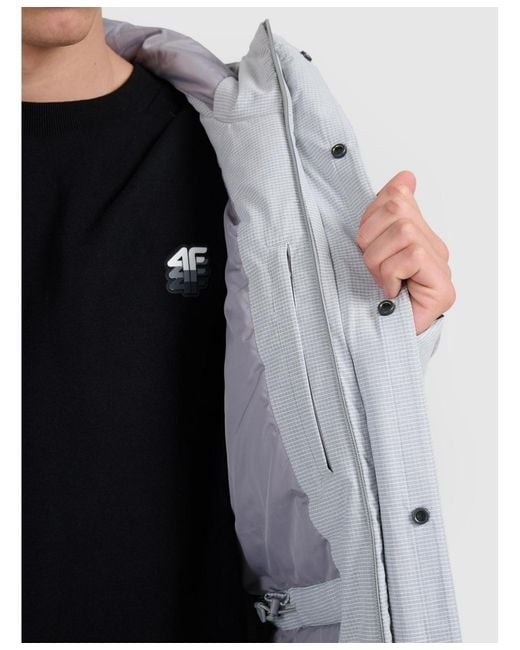 4F Gray Transitional Parka Membrane for men