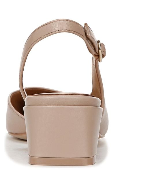 Naturalizer Pink Jayla Mid-heel Square Toe Slingback Pumps