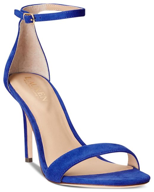 Lauren by Ralph Lauren Blue Allie Ankle-strap Dress Sandals