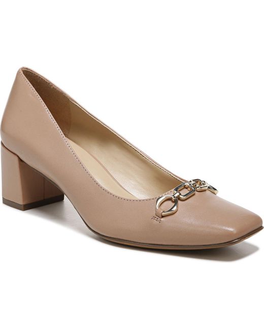 Naturalizer Leather Kyla Pumps in Taupe Leather (Natural) | Lyst