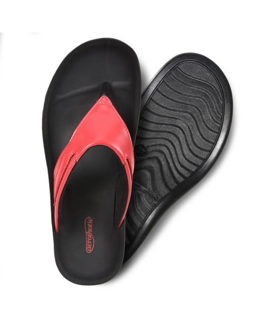 AEROTHOTIC Red Algiz Comfortable Sandal