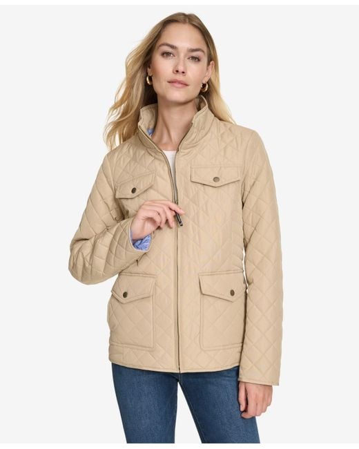 Nautica Natural Solid Quilted Jacket
